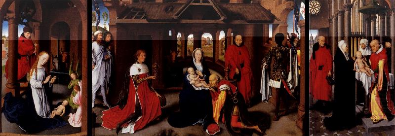 MEMLING, Hans Wings of a Triptych sh china oil painting image